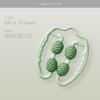 Alinco MIVIOS Exercise Roller Myofascial Release Loosen Stretch Handle Roller AMV307G Green