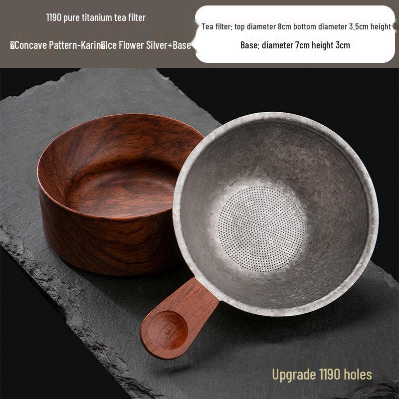 Qiwei Pure Titanium Tea Strainer