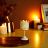 Votive with Stand House Design Inside Gold Finish