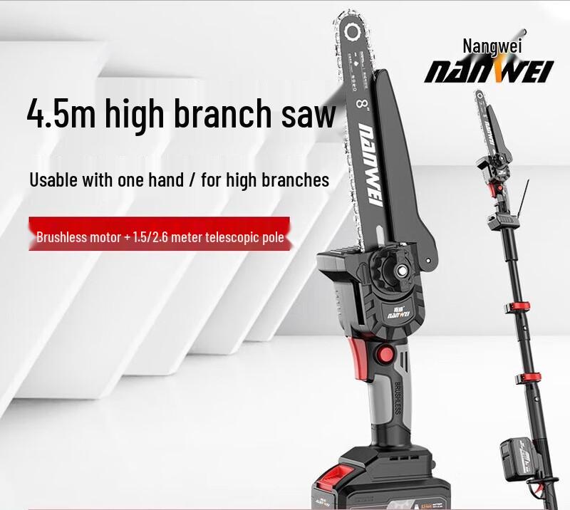 

Nanwei Cordless Extendable Pole Saw CN plug (adapter included)