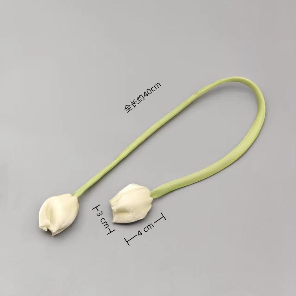 Langes Band Doppelseitig Blütenknospe Tulpe DIY Ornamente Kopfschmuck & Vorhang Zubehör