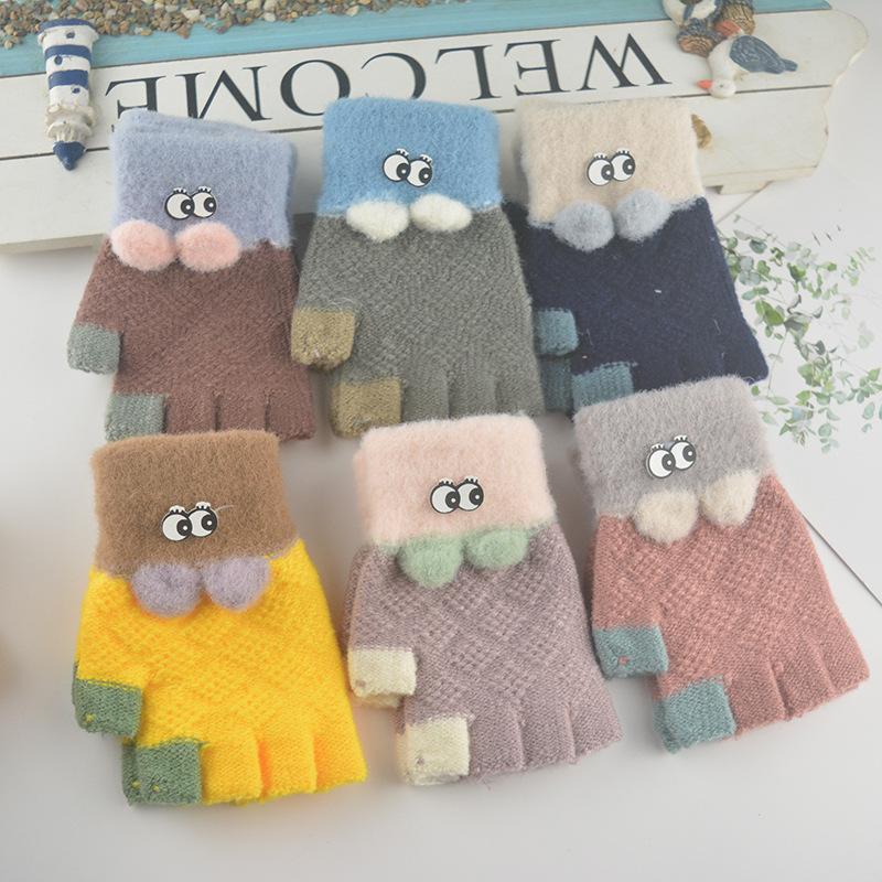 

Зимние новые детские термоперчатки average size