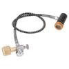Soda Remote Hose CO2 Tank Cylinder Refilling Adapter with 24 Inches High Pressure Hose for Soda Can
