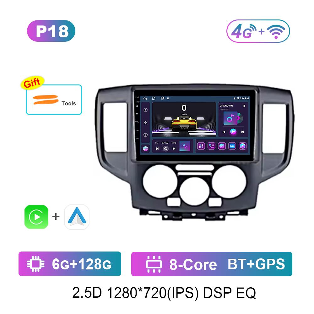 9'' for Nissan NV200 2011 2015 - 2018 Android Car Radio Multimedia Player DSP Stereo WiFi GPS Navi Carplay IPS Screen Auto Tools