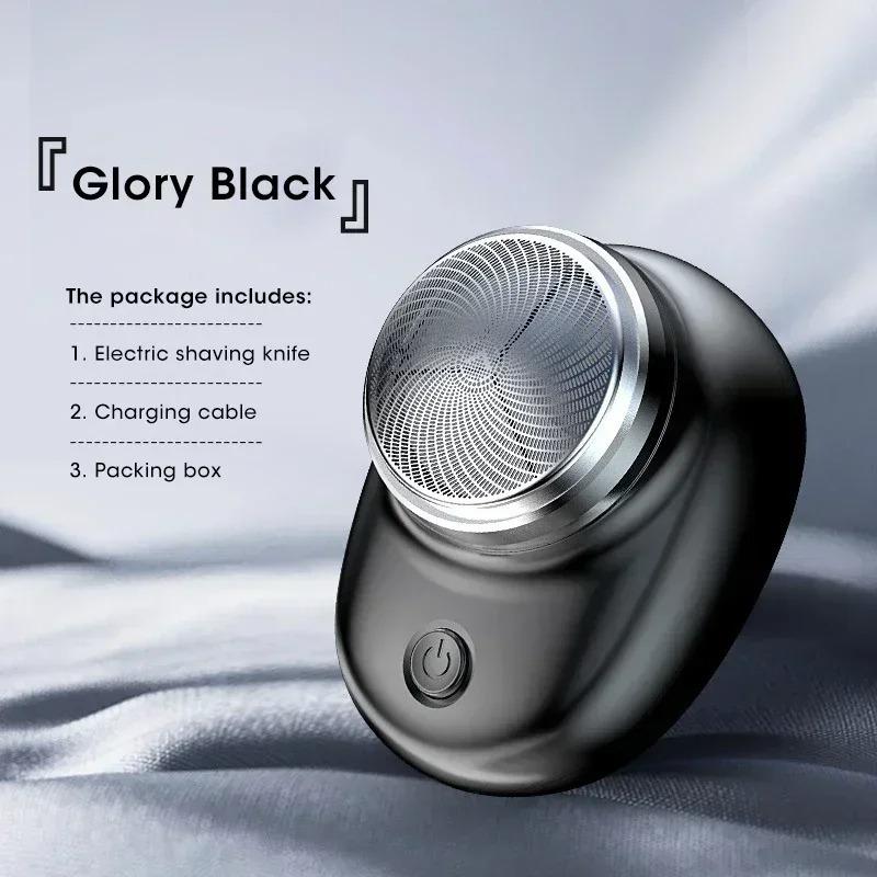 

2026 IPX7 Cordless Men s Shaver Fast Charge 9000RPM Wet & Dry Electric Trimmer For Back Chest Facial Hair чёрный