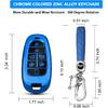 For Hyundai Key fob Cover Fit for 7 Buttons     Hyundai Sonata Santa fe Tucson TPU Key Fob Case Protector
