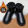 Snow boots Winter cotton shoes Fleece thickened warm fur integrated bread shoes