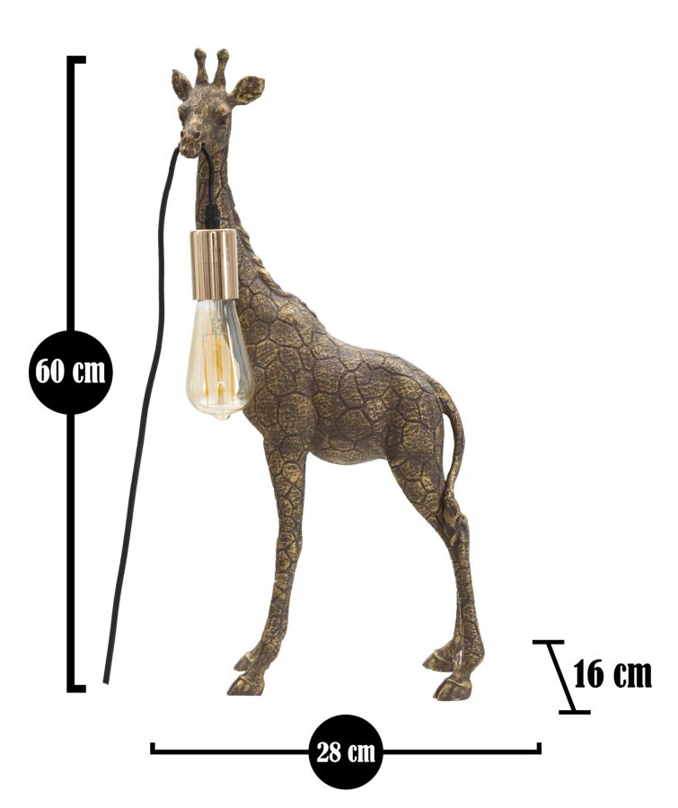 Tischleuchte Giraffecm 28X16X60
