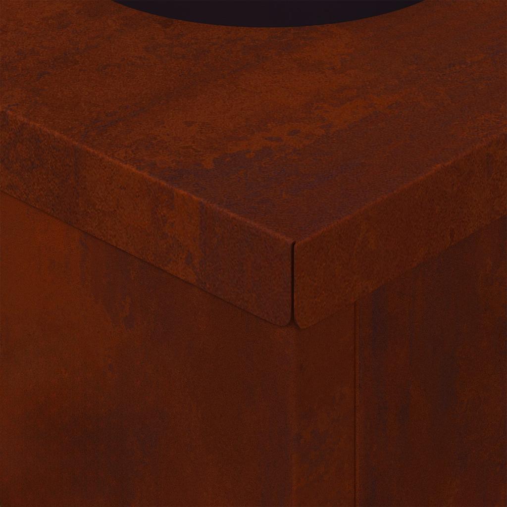 Solar LED Path Light 2 Pcs Bronze Weatherproof Steel