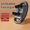 2026 New Gift Six Heads Fascia Gun 9 Modes Professional Waist Back Arms Body Relaxation Massager Wireless Vibration Muscle Massage Gun