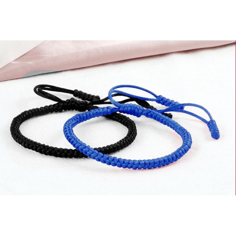 Unisex Adjustable Braided Cord Colorful Vintage Style Bracelet Collection Stylish Handmade Festival Wrist Chain