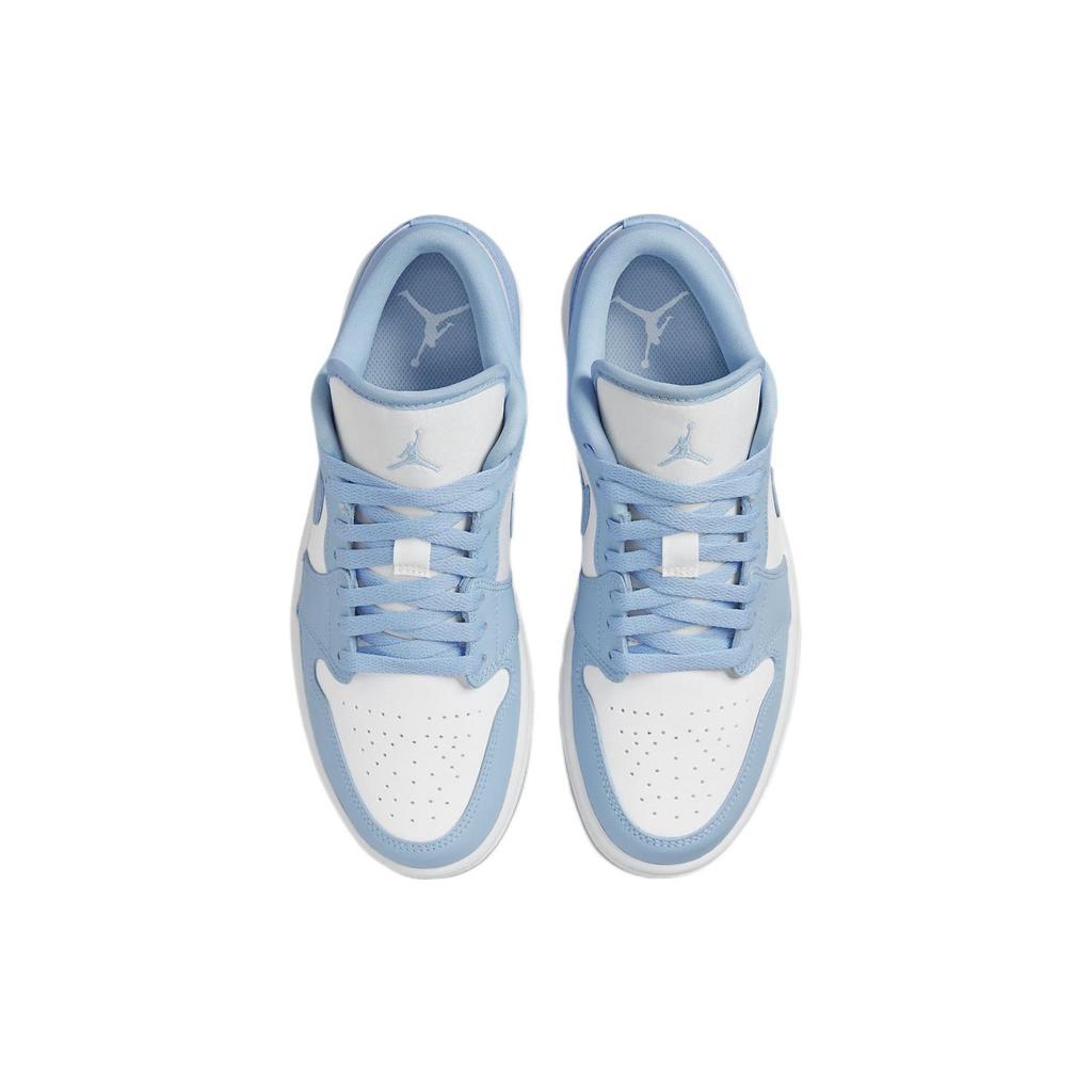 Air Jordan 1 Low Ice Blue Damskie Sneakersy Białe DC0774-141