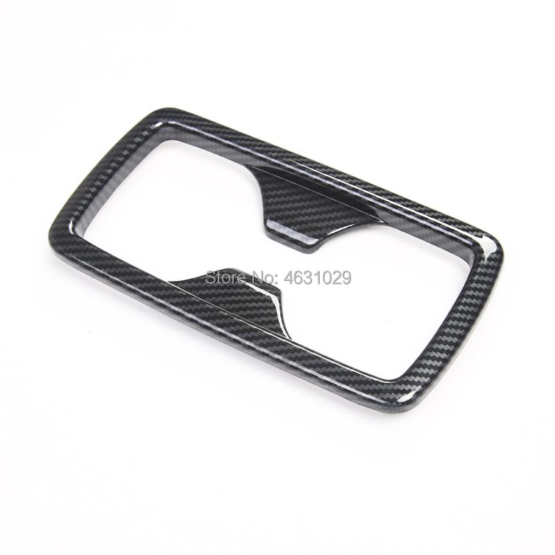 For Toyota RAV4 -2023 ABS Rear Center Armrest Water Cup Frame Rear Drain Cup Frame Decoration Stickers