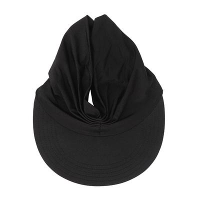 Leerer Zylinder 56?65 cm breiter, elastischer Sommerhut mit breiter Krempe zum Sonnenschutz, Schwarz