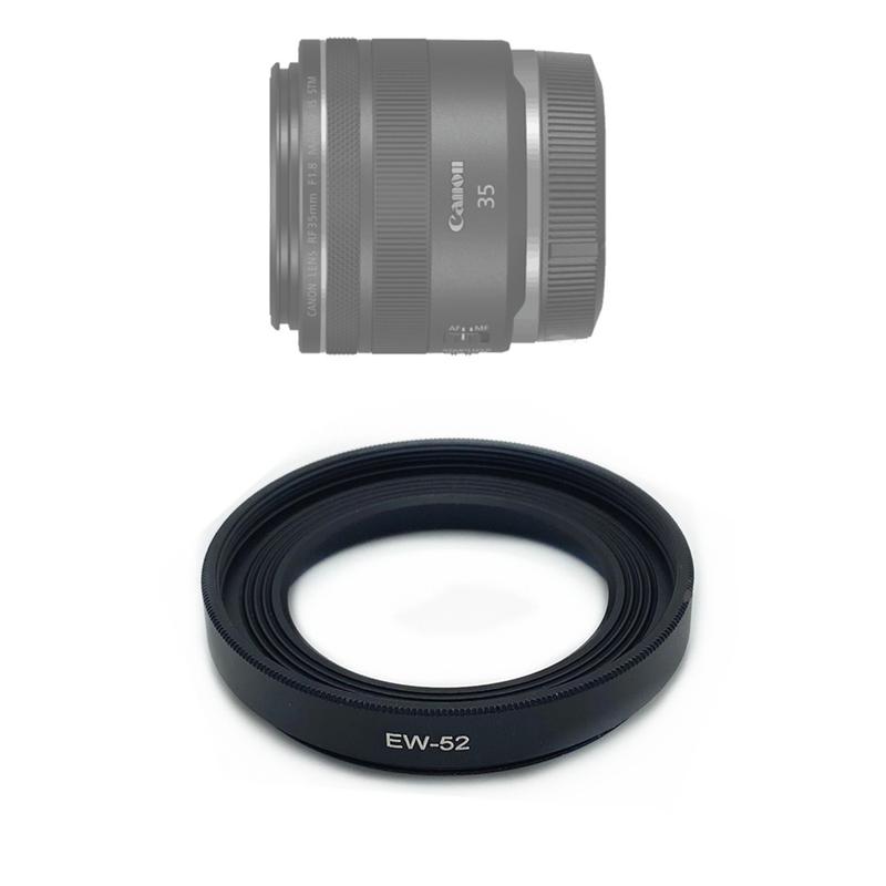 

Metal Lens Hood Sunshade replace EW-52 for Canon RF 35mm F1.8 MACRO IS STM , RF 35 f/1.8 EW52 52mm