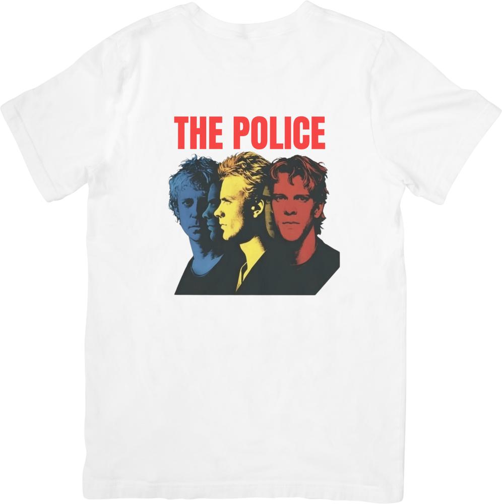 La collection Police Vintage Rétro Coupe pour Unisexe femmes T-shirts en Coton de Qualité