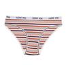 Women's Cotton Underwear Triangle Pants Low Waist Breathable Girls' and Students' Striped Underwear