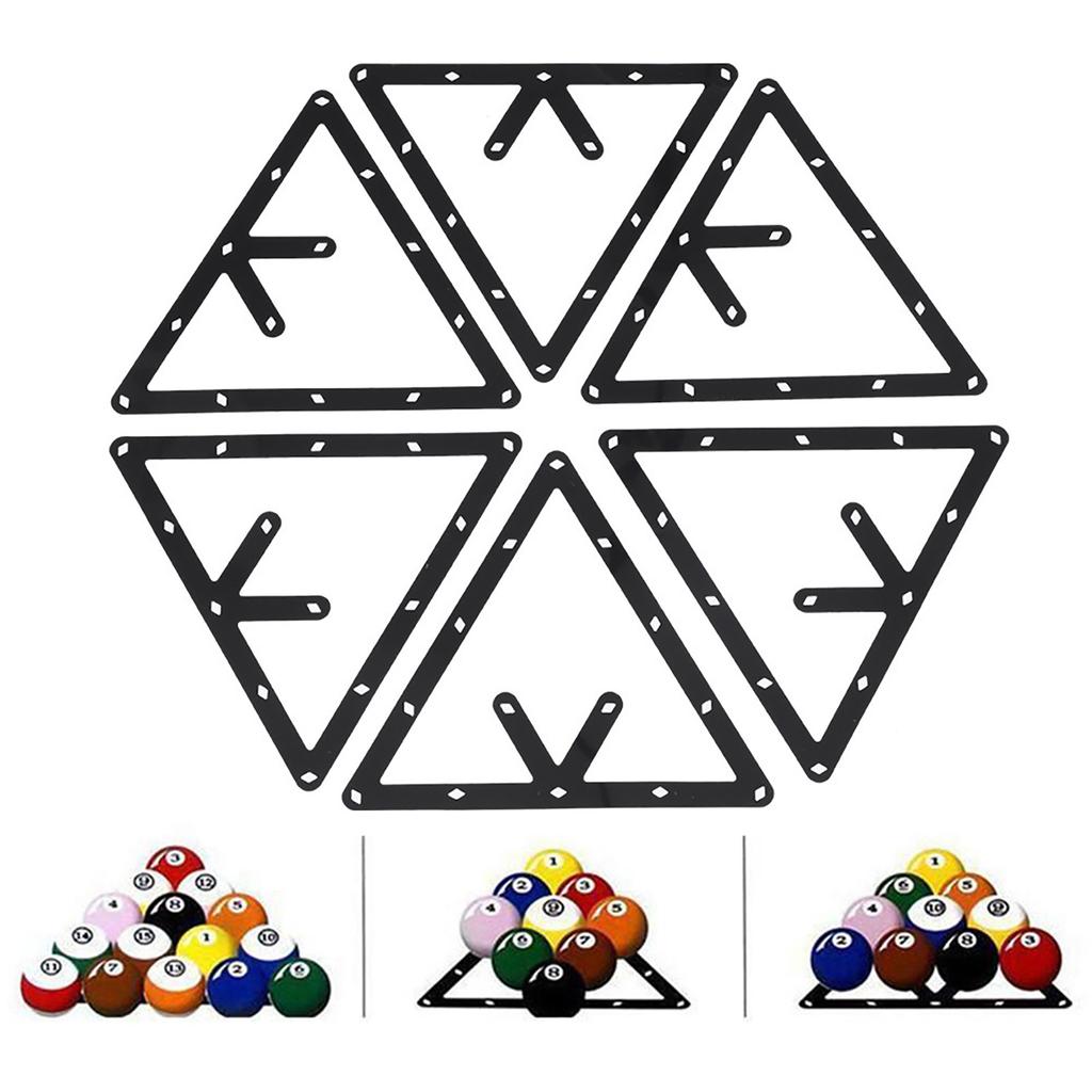 Billiard Rack Triangular   Holder Positioning Billiard Cue Accessory Suitable for Billiard   Individual Billiard Rack