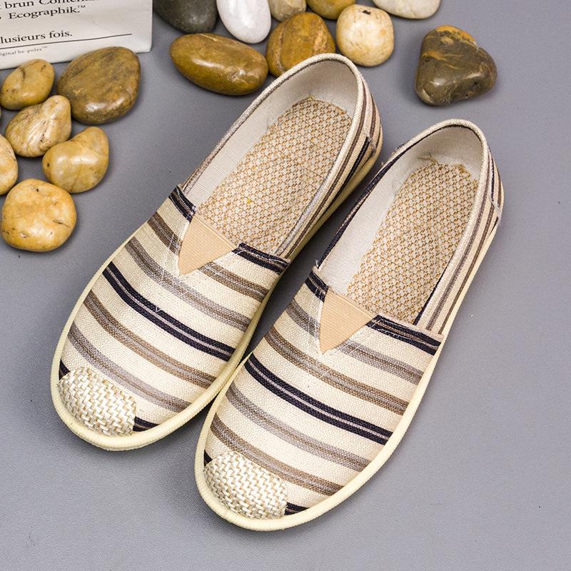 OEM/ODM Processing Custom Ladies Cloth Shoes Fashion Student Nurse Fisherman Shoes Lazy