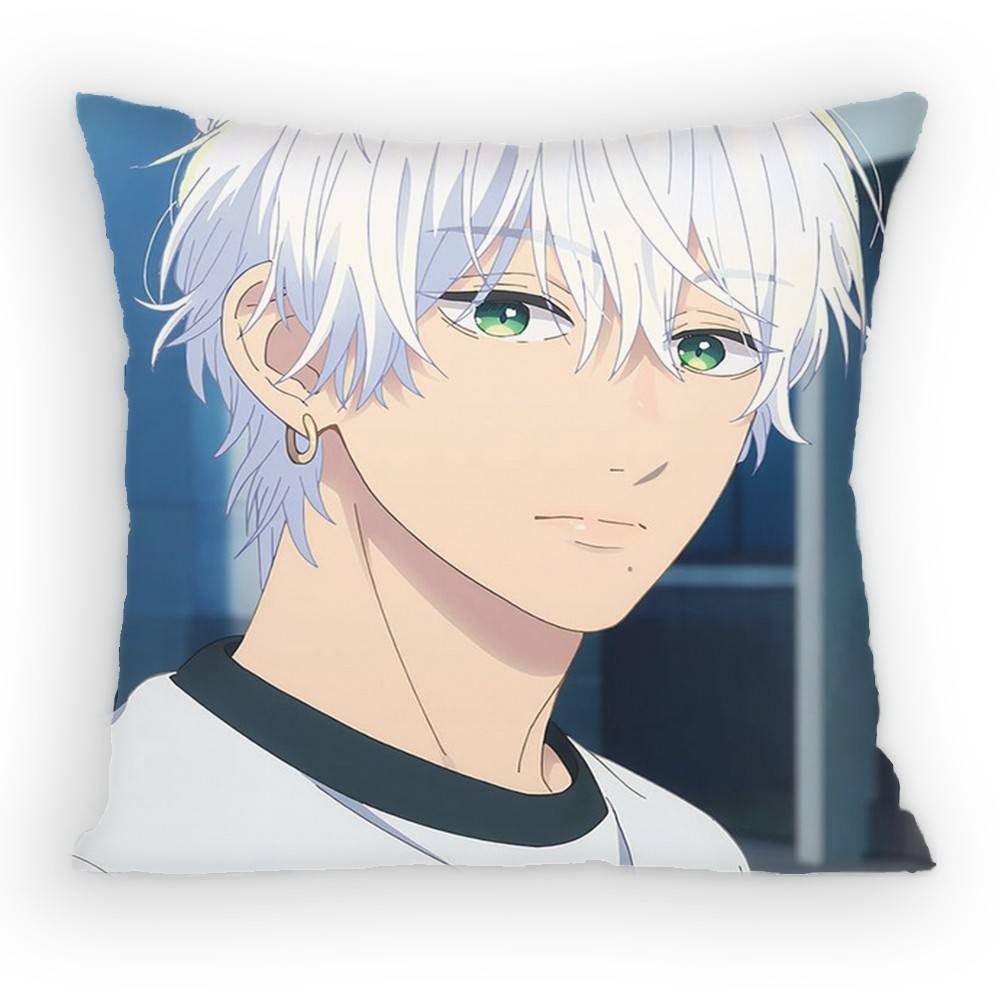 

In the Clear Moonlit Dusk Kohaku Ichimura Pillow Case Antidustmite Pillowcase Invisible zipper silky Sofa cover for bedroom 30x30 cm