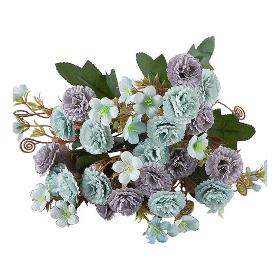 Simulovaná kytice květin Realistický dotek Neuvadající Umělé květiny Střed stolu Svatba Oslava Domácí dekorace