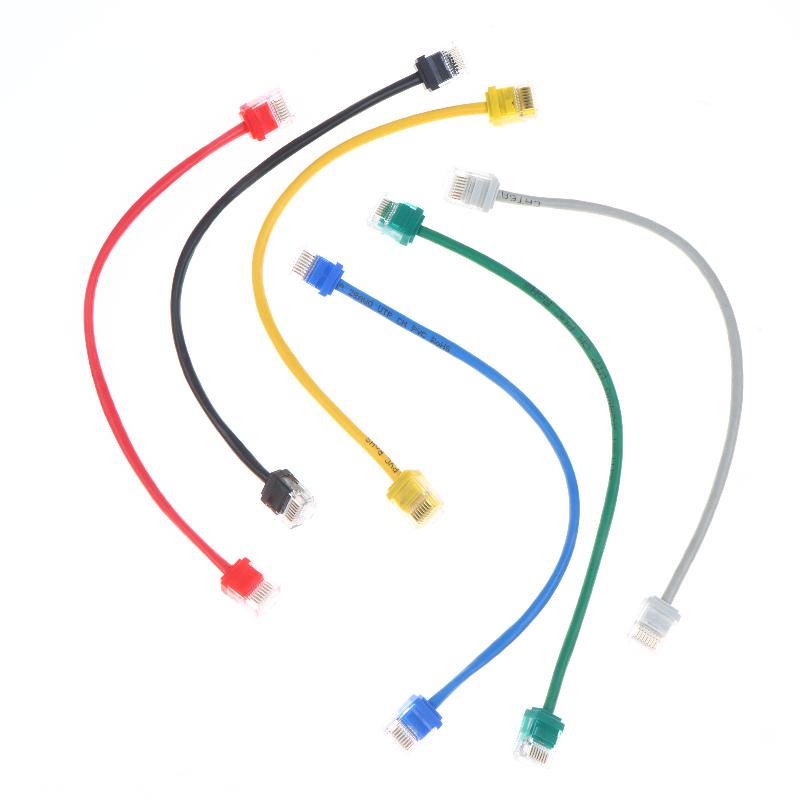 0.2m Slim RJ45 Ethernet Cable 10Gbps 550MHz High Speed Network Cord for Switch TV Box Portable Router Use