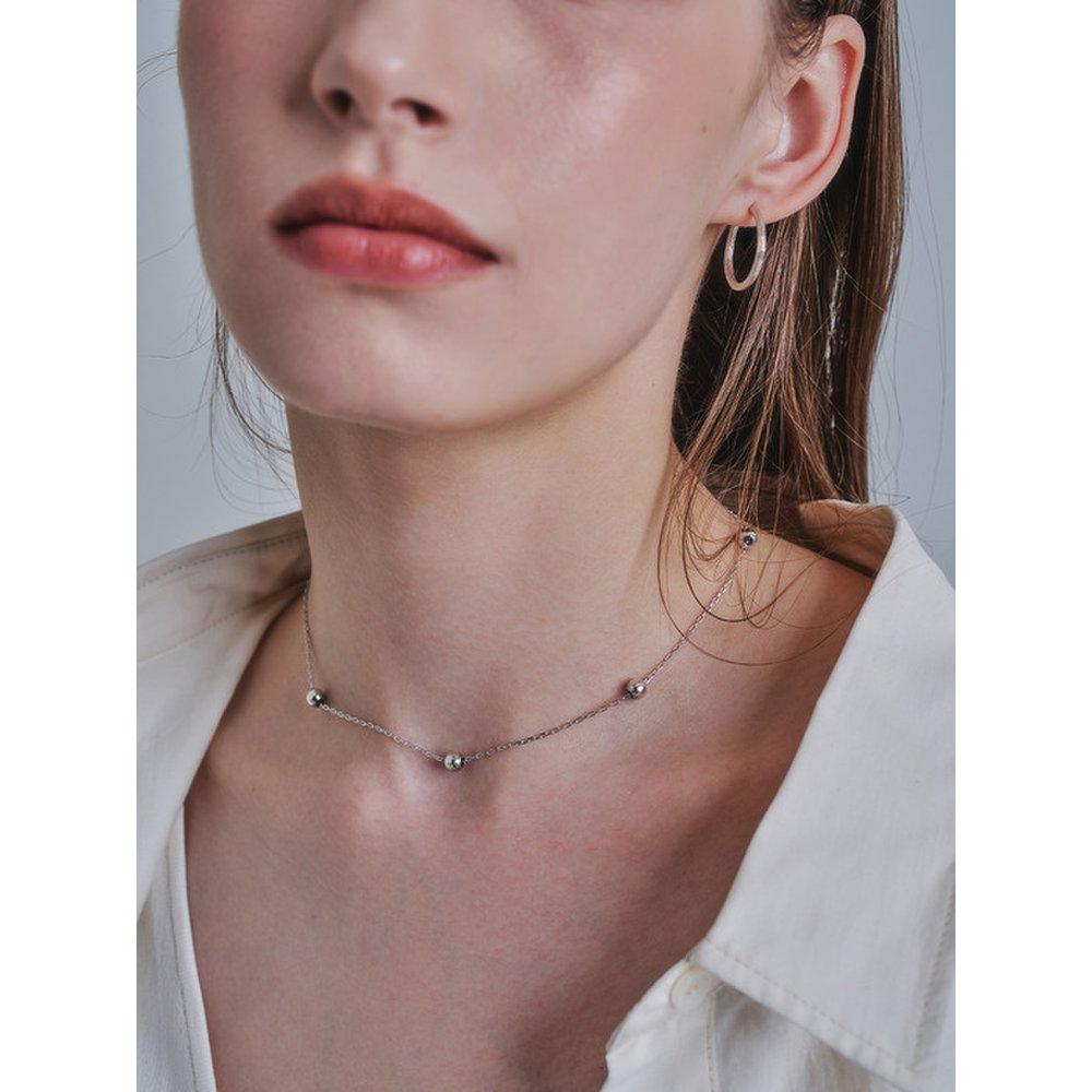Candy Variation5 Choker Necklace Silver(Pure) Short 40Cm