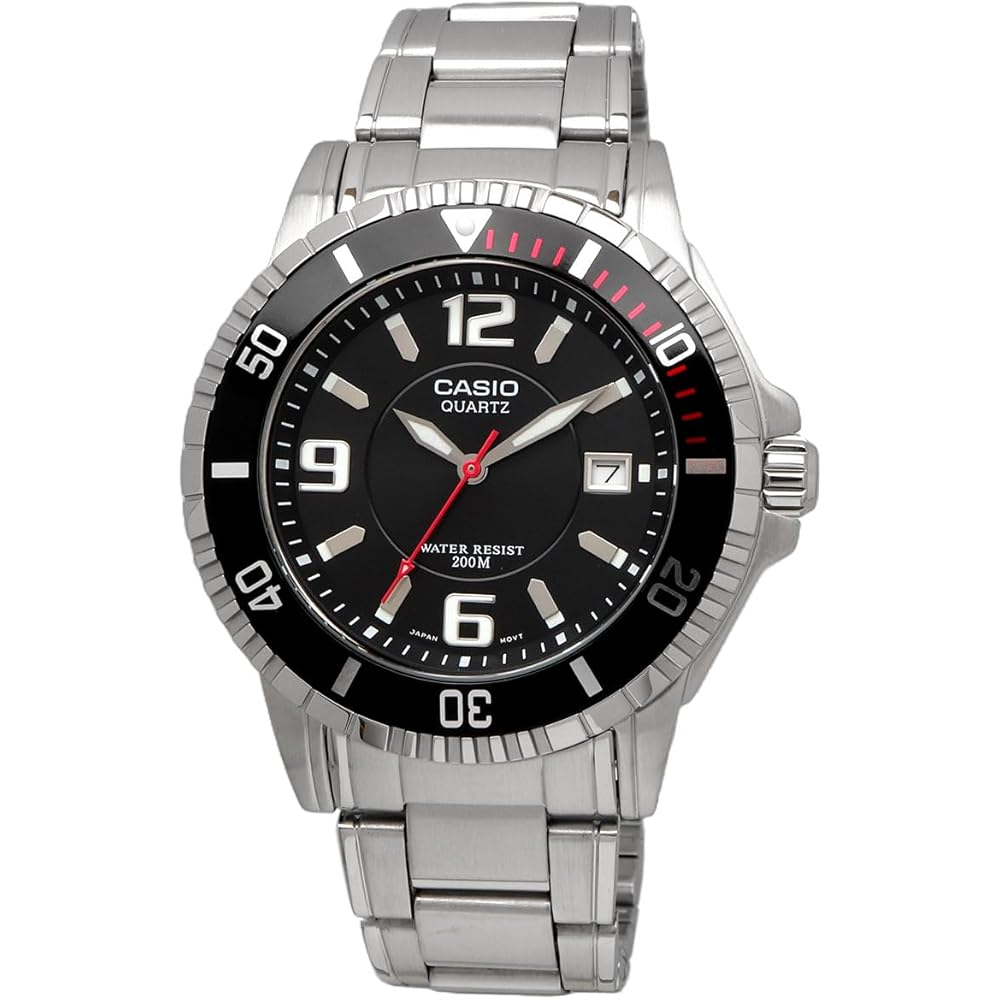 Casio Standard Men's Quartz Watch 20 ATM Water Resistant MTD-1053D-1AV Black