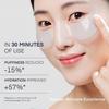 Augenpads gegen dunkle Augenringe - 60 koreanische Hydrogel-Masken gegen Schwellungen, Tränensäcke, Falten mit Koffein, Hyaluronsäure, Niacinamid - Unteraugen Hyd