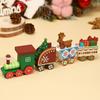 Christmas Train Ornaments, Christmas Party Decoration Wooden Small Train Ornaments for 2026 Home Decor Xmas Navidad Noel Gifts