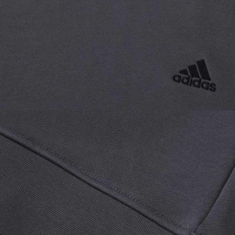 Adidas LABEL Sweatshirts Men's Dark Gray Crew Neck Moderate KT2527