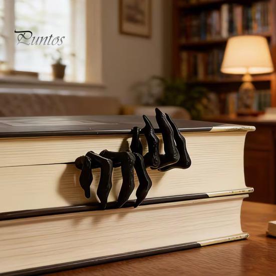 Horror Theme Bookmark Gothic Creepy Demon Claw Bookmark, 3D Printed Scary Halloween Gift Idea Hand for Book Lovers, Bookshelf Decor