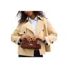 Coach Faye 26 Gold Logo Quilted Details Shoulder Bag Suede And Smooth Leather Crossbody Bag Medium Women Shoulder Bag Brown CCZ55-IMYEF
