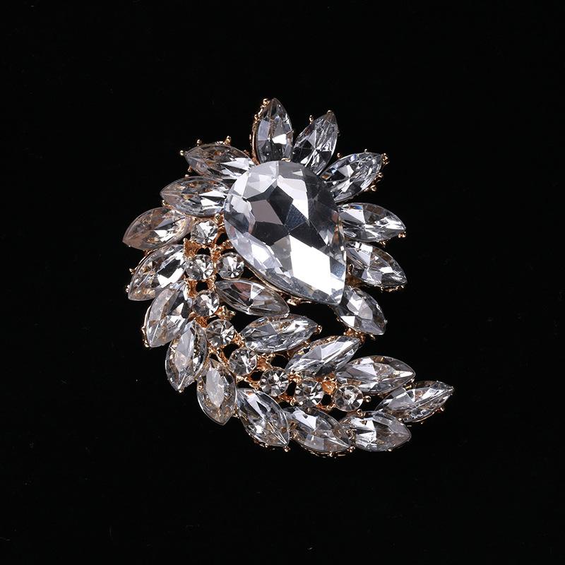 Legierung Mode Kreative Persönlichkeit Kristallglas Brosche Brosche Brosche Damen Kleidung Zubehör