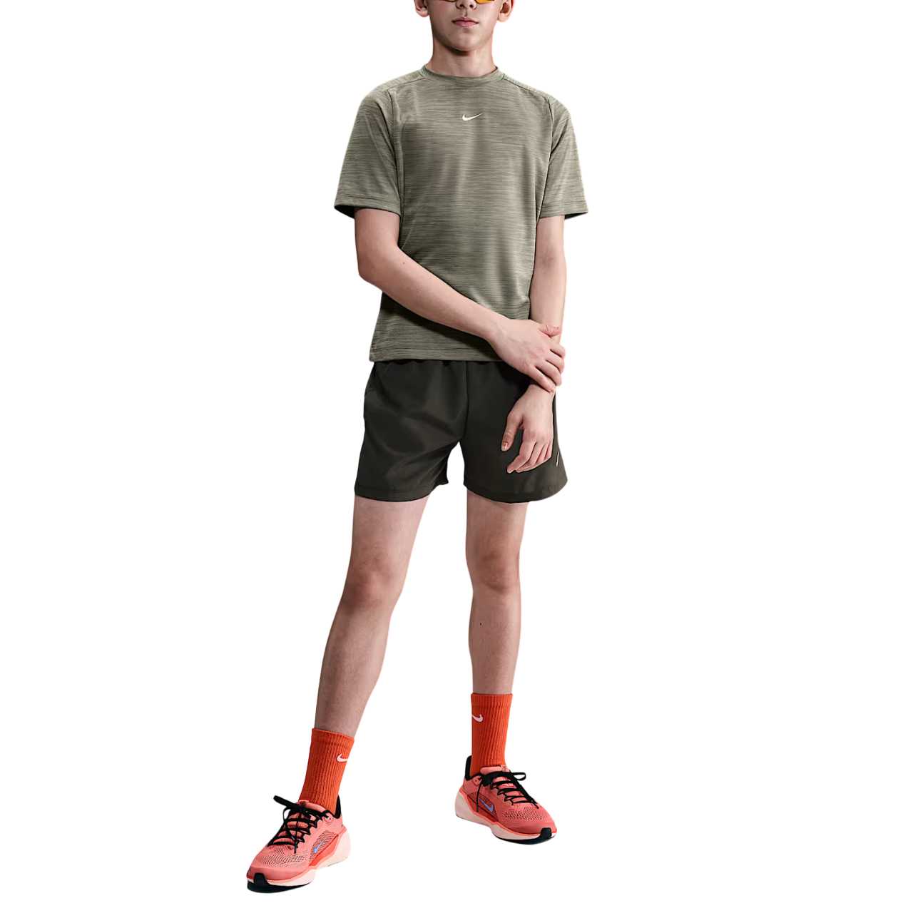 

Nike Dri-Fit T-Shirt Multi Comfortable Fashion Simple Versatile Soft Short Sleeve Kids Tops HJ3771-320 XS