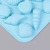 16 Cavity Shell Conch Starfish And Other Shaped Silicone Molds Diy Candy Mousse Pastry Pudding Chocolate Cake Baking Mold