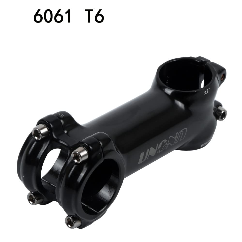 7x17 Bicycle 35° 31.8mm Stem, Glossy, Ultra-Lightweight, 60/70/80/90/100/110/120/130mm (110mm, 35°)