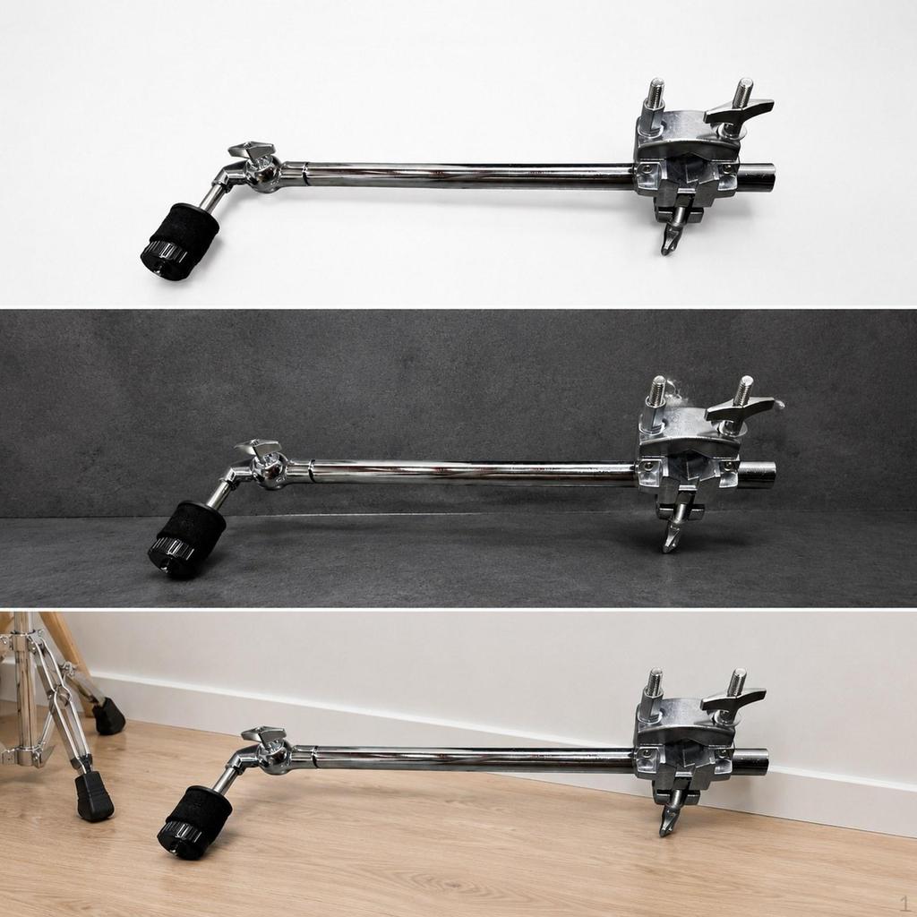 Cymbal Holder Arm Easy To Install Support Removable Metal Mount Clamp