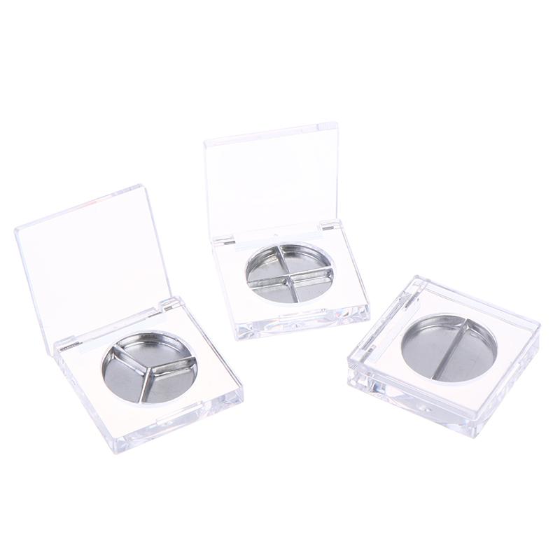 2.5g Empty Round Portable Cosmetic Container Eyeshadow Palette Blusher Box Solid Ointment Makeup Storage Case