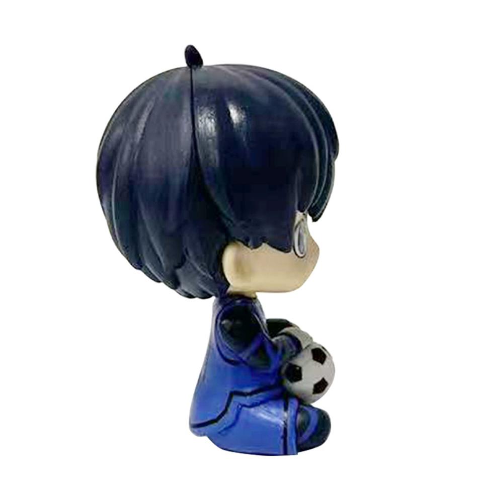 NEW Anime BLUE LOCK Cute Nagi Yisagi Isagi Yoichi Sitting Action Figure PVC Doll Tabletop Model Anime Peripheral Creative Toys
