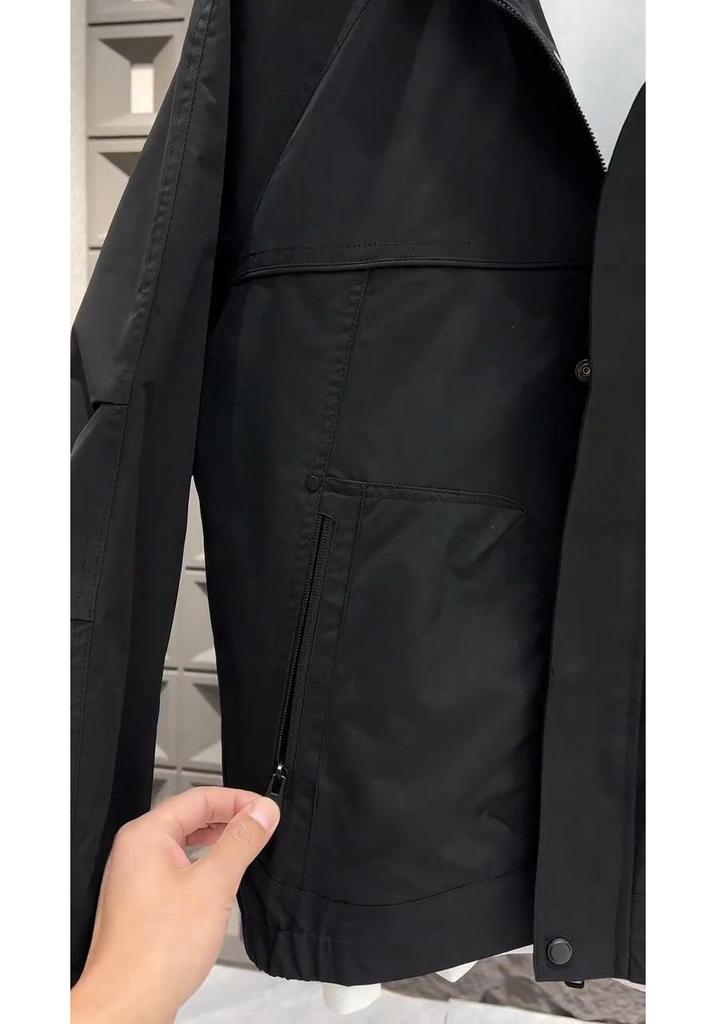 Men's Spring Fashion Workwear Lapel Jacket: Versatile, Casual, Outdoor Mountaineering Style