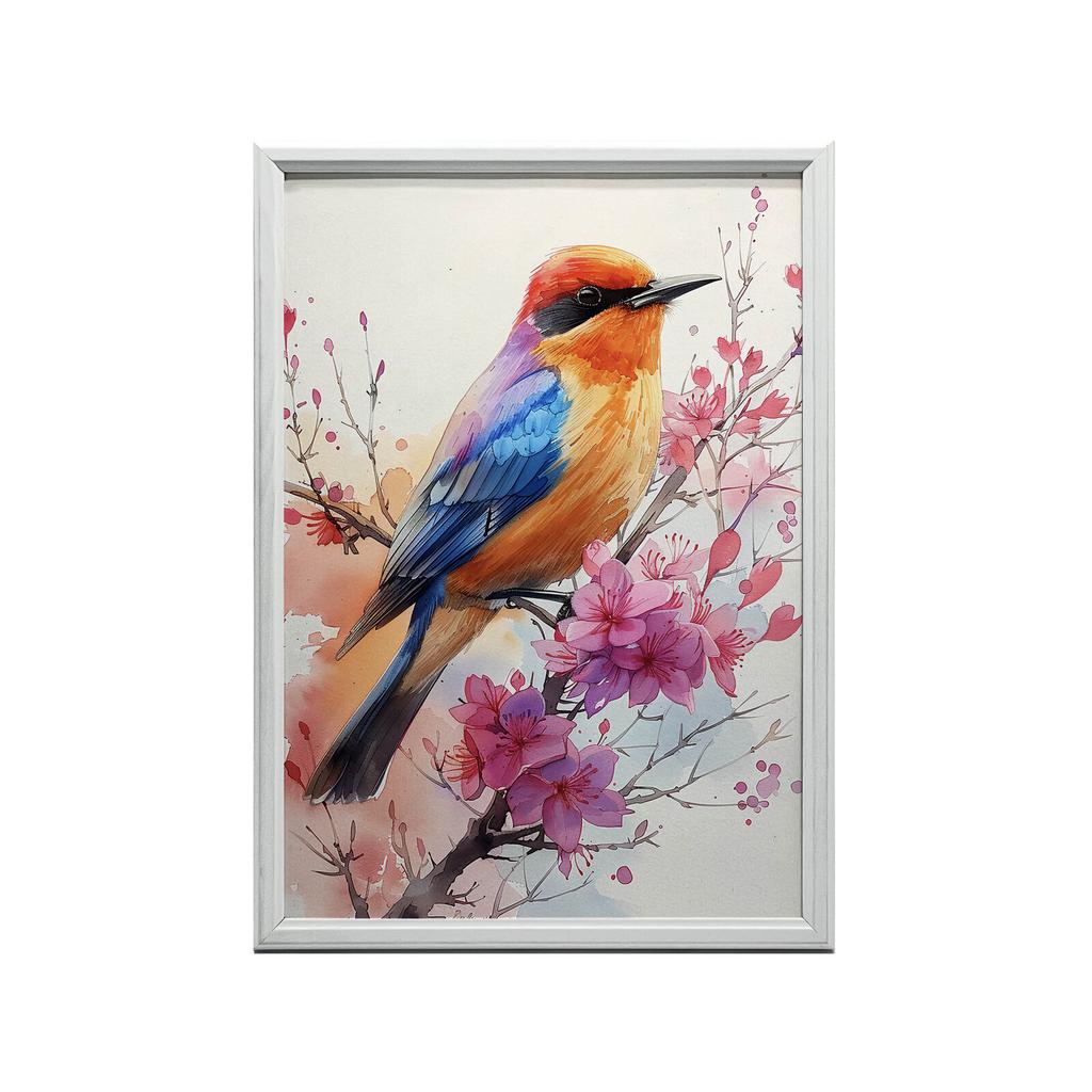 Melodia Kwitnącej Wiśni Melodia Kwitnącej Wiśni, 70X100 Cm, Bez Ramy, Płótno Premium Na Blejtramie