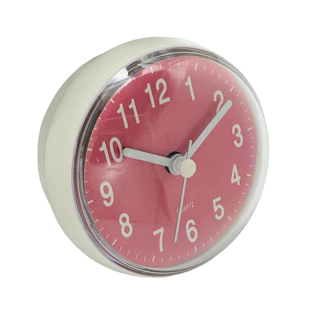 Shower Bath Time Display Wall Clock Machine Blue Silicone Modern Decor for Bathroom and Shower