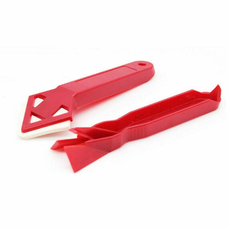 Sealant Grout Remover 2pcs/Set Professional Silicone Glass Cement Scraper and Remover Set for Grout and Sealant