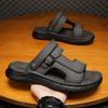 2024 Summer Fashion Men Sandals Man Beach Leather Sandals Luxury Sandals Men Outdoor Beach Casual Shoes Cheap Male Sandals