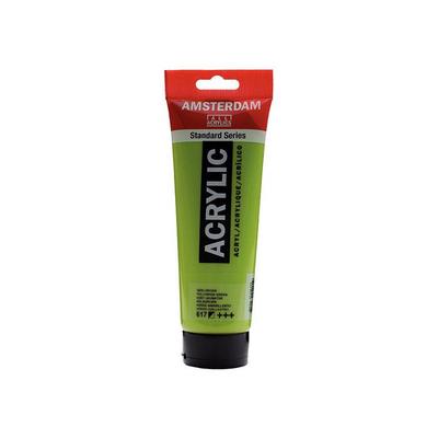 Farba akrylowa w tubce - Żółtozielony - 617 - Amsterdam - 250ml