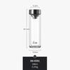 Heenoor Double-Layer Glass Tea Infuser Bottle