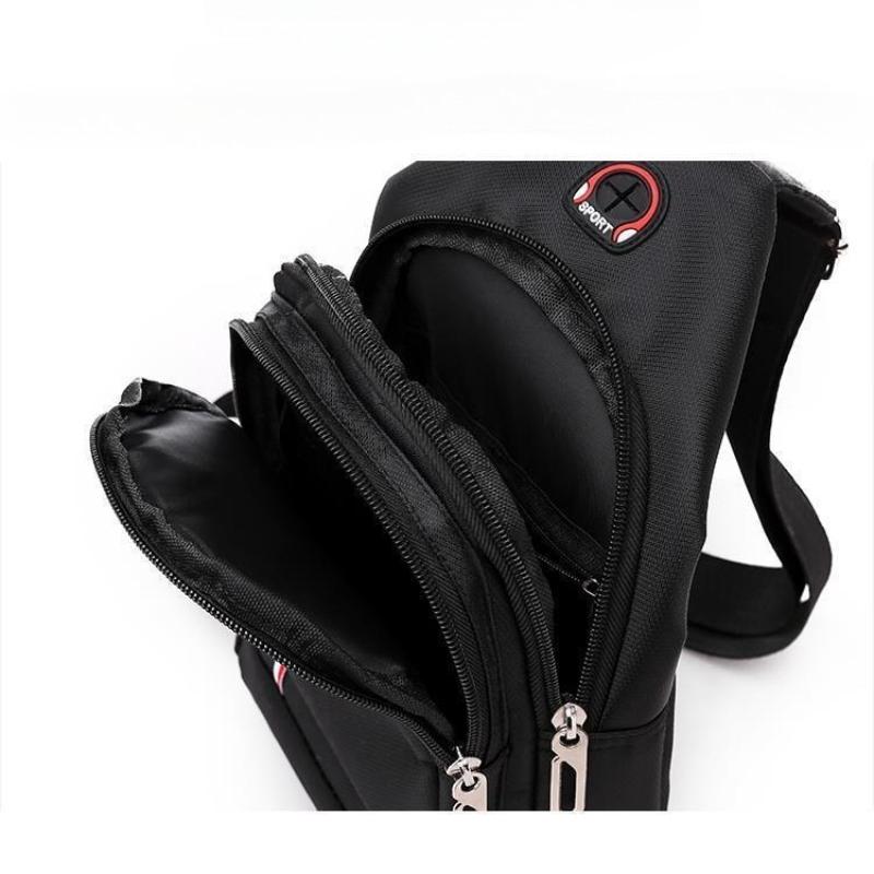 Pánská ležérní taška přes rameno Multifunkční vodotěsná crossbody taška Taška na mobilní telefon Outdoorová cestovní sportovní batoh Business taška přes hrudník