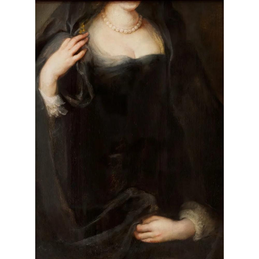 Eclectic Alter Portrait Renaissance Baroque Feminine Woman Poster Print Wall Art Pictures Canvas Painting Room Home Decor Gift