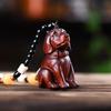 Small-Leaf Red Sandalwood Pendant: Wealth-Attracting Pixiu, Gourd, Dragon, Tortoise Design
